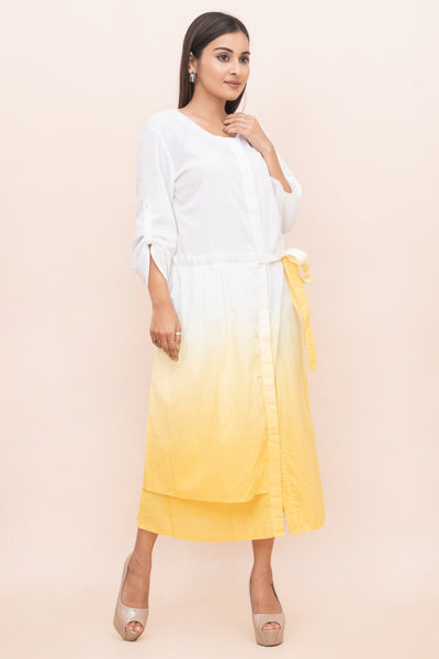 ombre dyed dress ROAM 220701