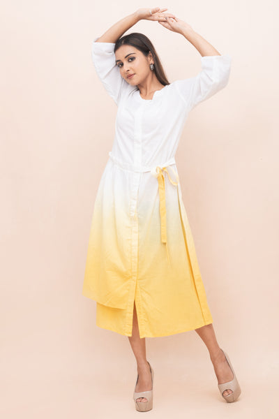 ombre dyed dress ROAM 220701