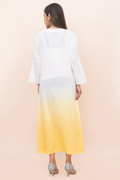 ombre dyed dress ROAM 220701