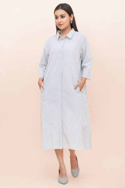 Azure Stride ROJM 230287 striped tunic dress